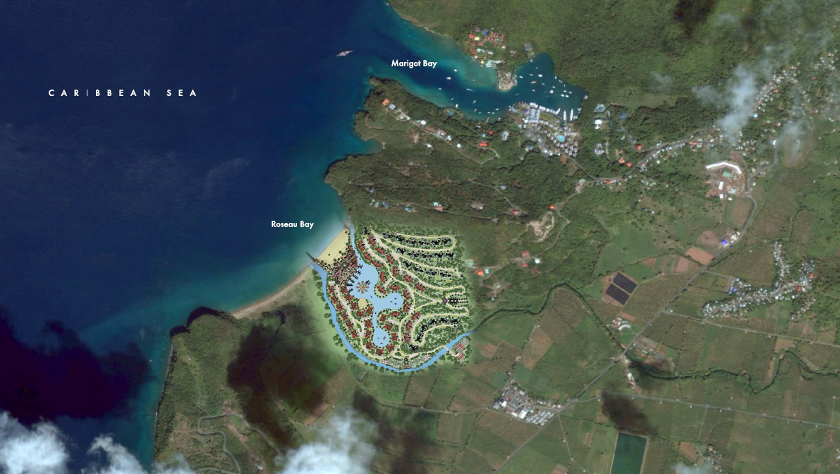 ptime beach front land for sale in st lucia